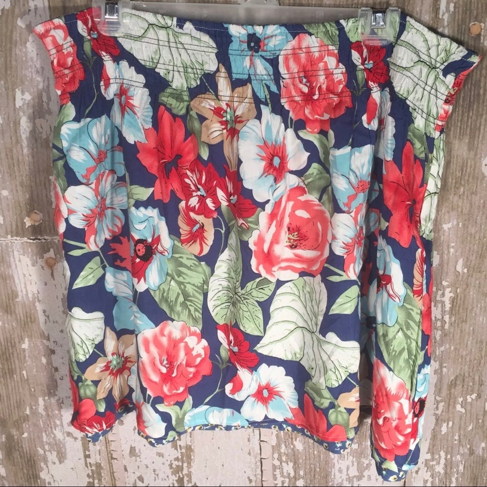 Coco + Carmen Reversible Floral Skirt L